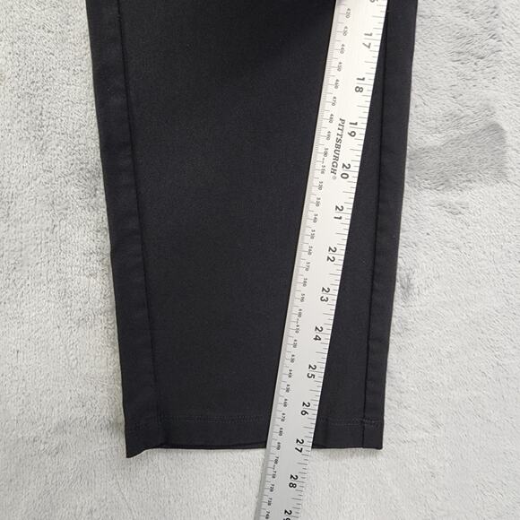 Who What Wear Pants Womens 16 Black High Rise Cropped Pull On Stretch Office - Picture 7 of 9